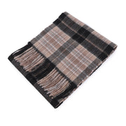Edinburgh Cashmere Scarf Mackellar Black - Heritage Of Scotland - MACKELLAR BLACK