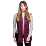 Edinburgh Cashmere Scarf Passion Wine - Heritage Of Scotland - PASSION WINE
