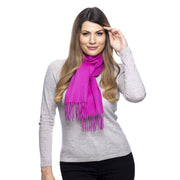Edinburgh Cashmere Scarf Rosebud Pink - Heritage Of Scotland - ROSEBUD PINK