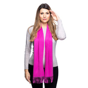 Edinburgh Cashmere Scarf Rosebud Pink - Heritage Of Scotland - ROSEBUD PINK