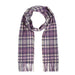 Edinburgh Cashmere Scarf Winter Check - Pink/Green - Heritage Of Scotland - WINTER CHECK - PINK/GREEN