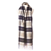 Edinburgh Cashmere Stole Bannockbane Silver - Heritage Of Scotland - BANNOCKBANE SILVER