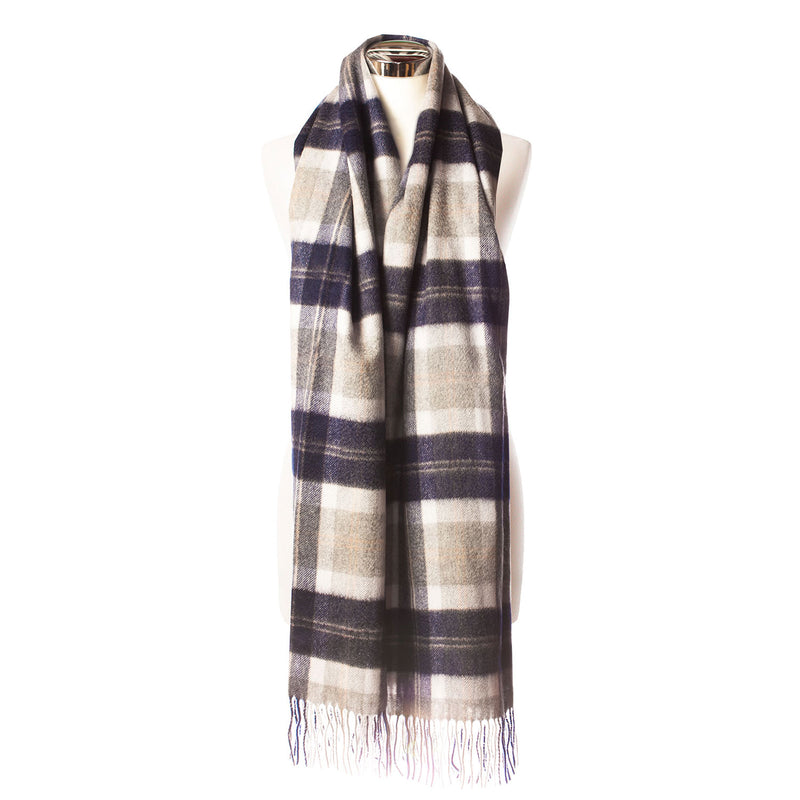 Edinburgh Cashmere Stole Bannockbane Silver - Heritage Of Scotland - BANNOCKBANE SILVER