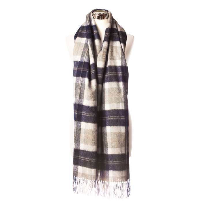Edinburgh Cashmere Stole Bannockbane Silver - Heritage Of Scotland - BANNOCKBANE SILVER