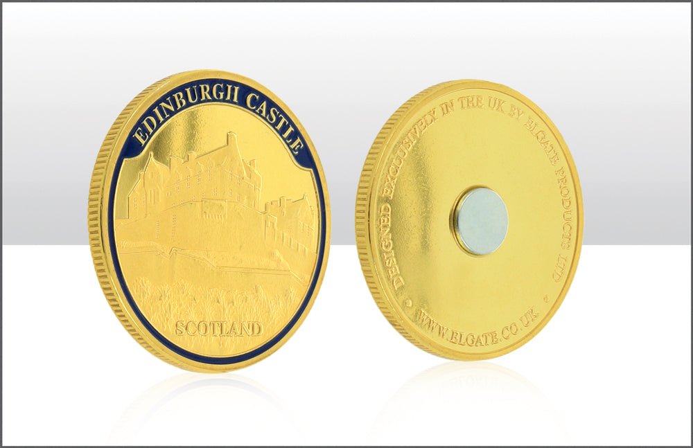 Edinburgh Castle 40Mm Gold Coin - Heritage Of Scotland - NA