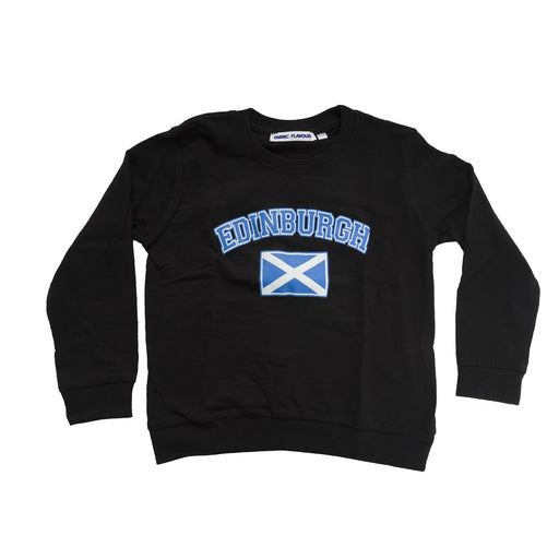 Edinburgh Kids Long Sleeve T-Shirt - Heritage Of Scotland - NA