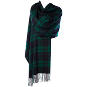 Edinburgh Lambswool Stole Black Watch - Heritage Of Scotland - BLACK WATCH