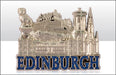 Edinburgh Metal Cast Magnet - Heritage Of Scotland - NA