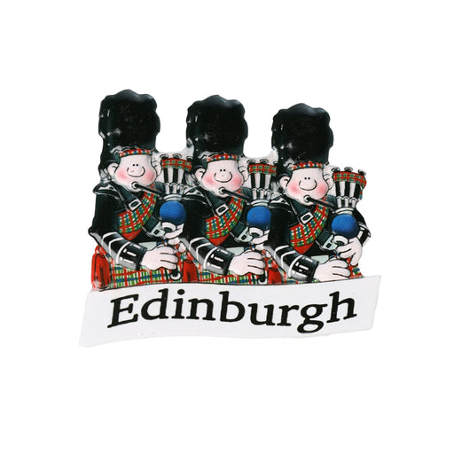 Edinburgh Piper Magnet - Heritage Of Scotland - MULTI