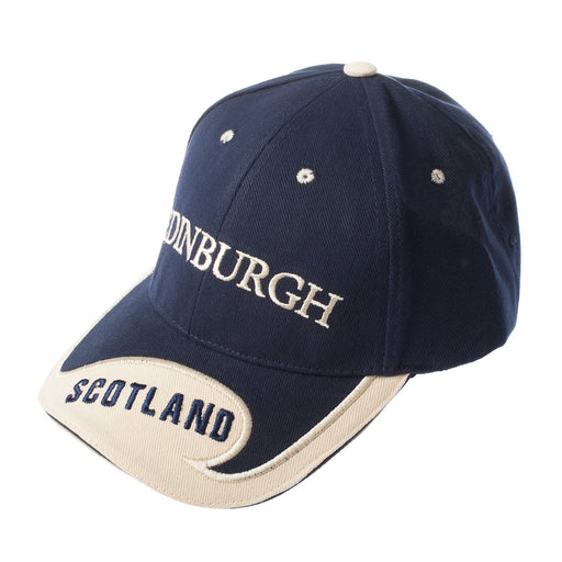 Edinburgh / Scotland Baseball Cap - Navy - Heritage Of Scotland - NAVY