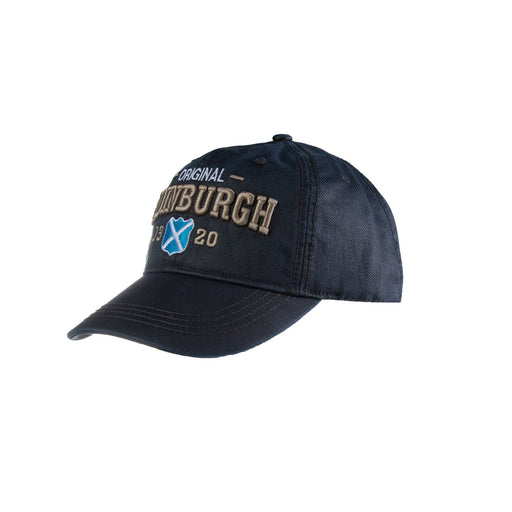 Edinburgh Vintage Shield Cap Blue - Heritage Of Scotland - BLUE
