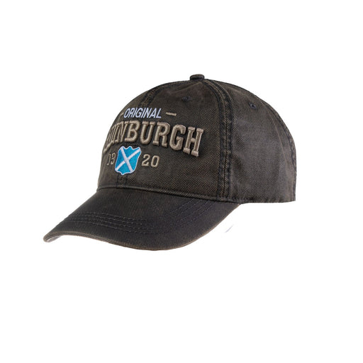 Edinburgh Vintage Shield Cap Grey - Heritage Of Scotland - GREY