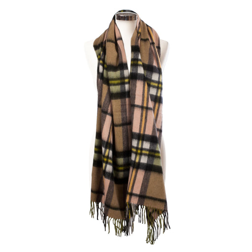 Edinburgh Wide Lambswool Stole Sherwood Gold B - Heritage Of Scotland - SHERWOOD GOLD B