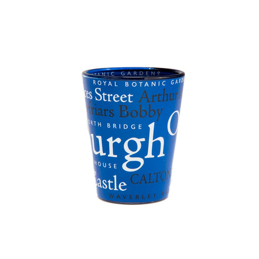 Edinburgh Words Shot Glass - Heritage Of Scotland - N/A