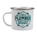 Enamel Personalised Camping Style Mug Plumber - Heritage Of Scotland - PLUMBER