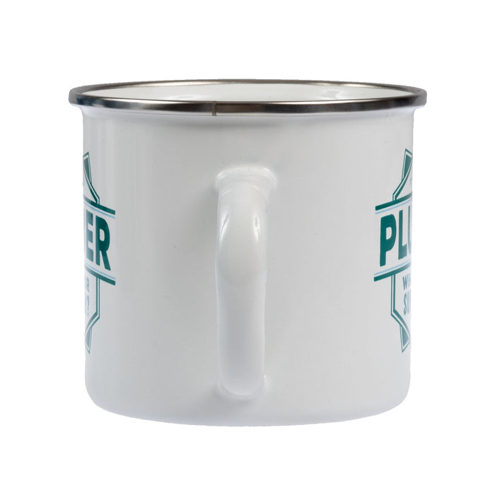 Enamel Personalised Camping Style Mug Plumber - Heritage Of Scotland - PLUMBER