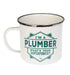 Enamel Personalised Camping Style Mug Plumber - Heritage Of Scotland - PLUMBER