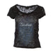 Fashion Edinburgh Miami Ladies T-Shirt - Heritage Of Scotland - BLACK