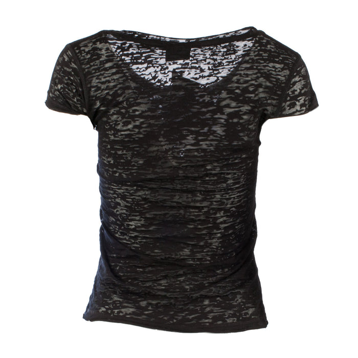 Fashion Edinburgh Miami Ladies T-Shirt - Heritage Of Scotland - BLACK