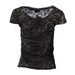 Fashion Edinburgh Miami Ladies T-Shirt - Heritage Of Scotland - BLACK