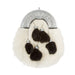 F/D Celtic Cantle 5 Tassles - Heritage Of Scotland - RABBIT FUR (WHITE/BLACK)