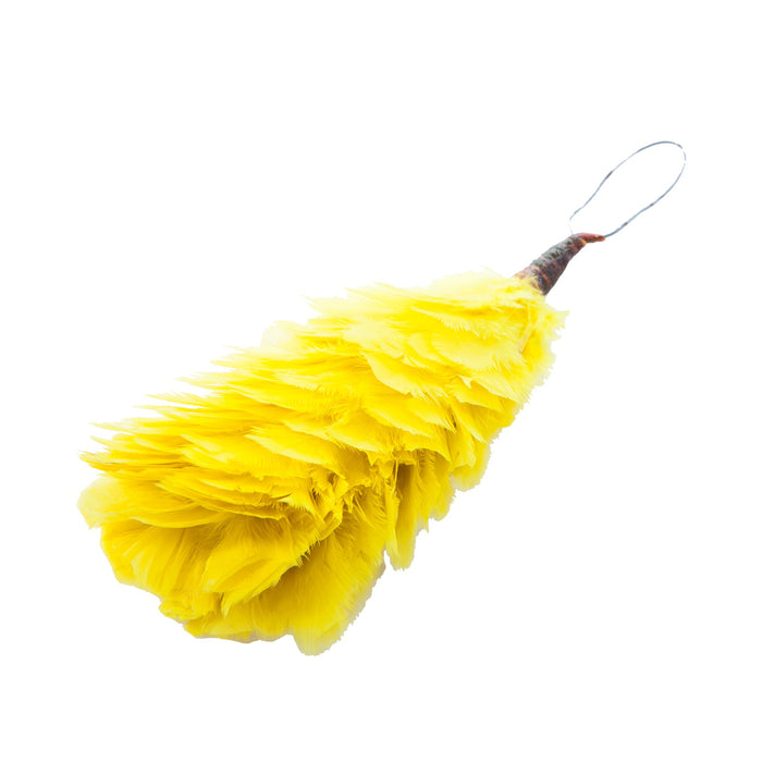Feather Hackle For Highland Headwear Glengarry Yellow - Heritage Of Scotland - YELLOW