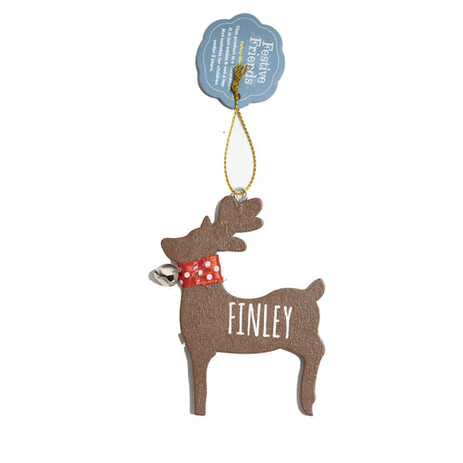 Festive Deer Decoration Finley - Heritage Of Scotland - FINLEY