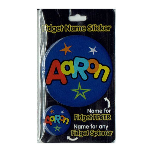 Fidget Flyer Name Stickers Aaron - Heritage Of Scotland - AARON