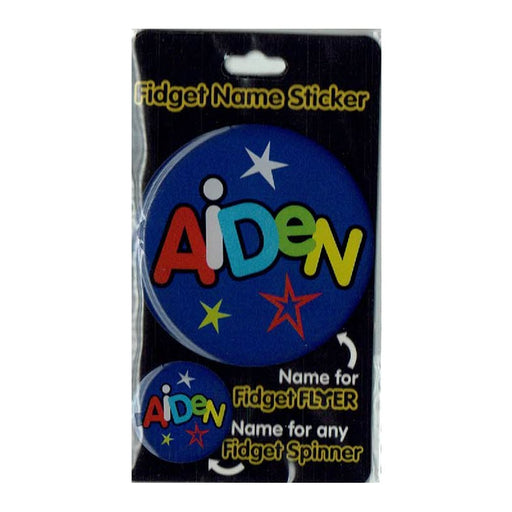 Fidget Flyer Name Stickers Aiden - Heritage Of Scotland - AIDEN