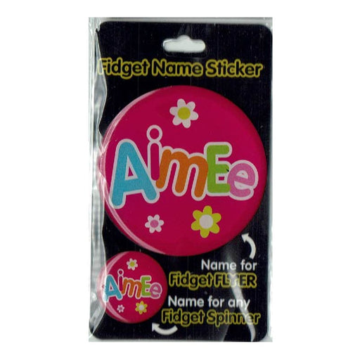 Fidget Flyer Name Stickers Aimee - Heritage Of Scotland - AIMEE