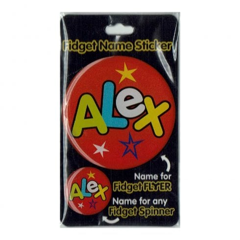Fidget Flyer Name Stickers Alex - Heritage Of Scotland - ALEX