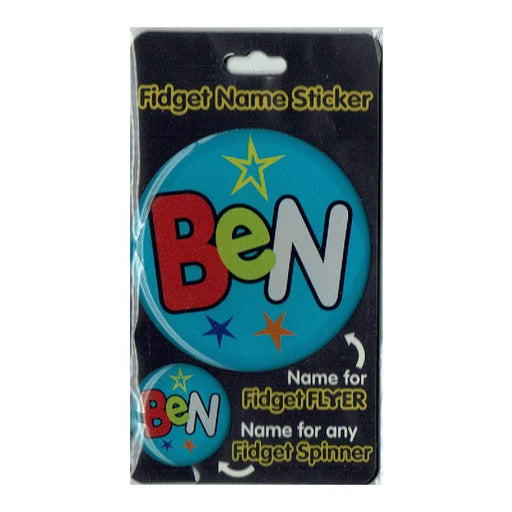 Fidget Flyer Name Stickers Ben - Heritage Of Scotland - BEN
