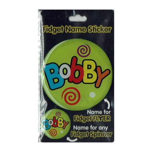 Fidget Flyer Name Stickers Bobby - Heritage Of Scotland - BOBBY