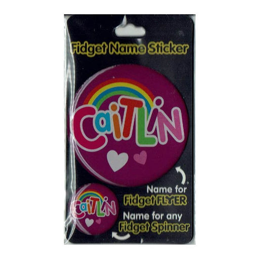 Fidget Flyer Name Stickers Caitlin - Heritage Of Scotland - CAITLIN