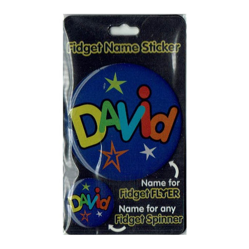 Fidget Flyer Name Stickers David - Heritage Of Scotland - DAVID