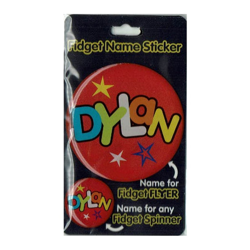 Fidget Flyer Name Stickers Dylan - Heritage Of Scotland - DYLAN