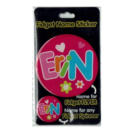 Fidget Flyer Name Stickers Erin - Heritage Of Scotland - ERIN