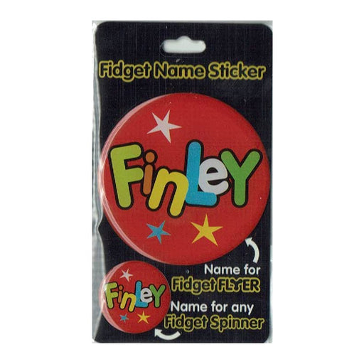 Fidget Flyer Name Stickers Finley - Heritage Of Scotland - FINLEY