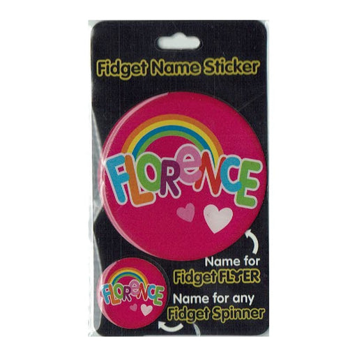 Fidget Flyer Name Stickers Florence - Heritage Of Scotland - FLORENCE