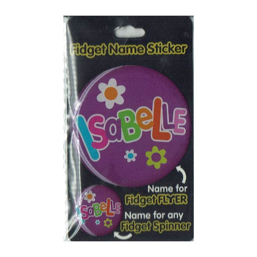 Fidget Flyer Name Stickers Isabelle - Heritage Of Scotland - ISABELLE