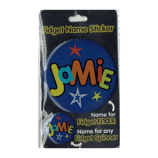 Fidget Flyer Name Stickers Jamie - Heritage Of Scotland - JAMIE