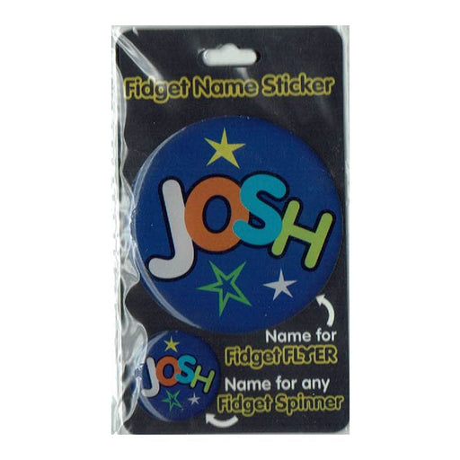 Fidget Flyer Name Stickers Josh - Heritage Of Scotland - JOSH