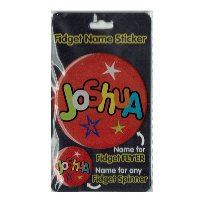 Fidget Flyer Name Stickers Joshua - Heritage Of Scotland - JOSHUA