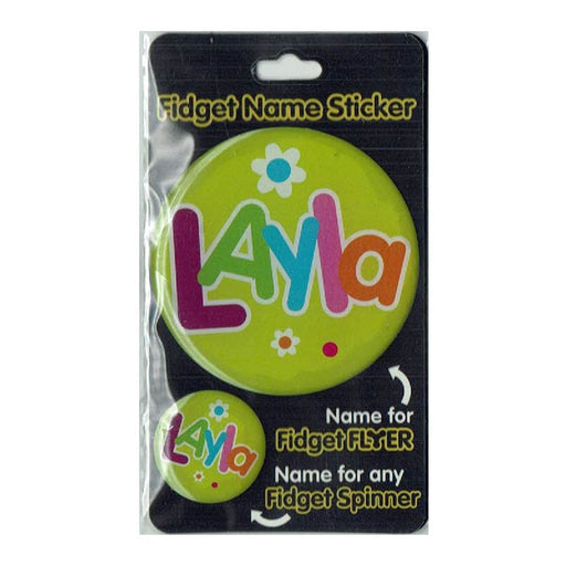 Fidget Flyer Name Stickers Layla - Heritage Of Scotland - LAYLA
