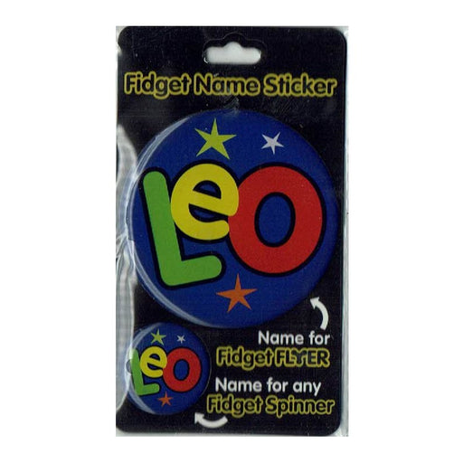 Fidget Flyer Name Stickers Leo - Heritage Of Scotland - LEO
