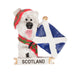 Fridge Magnet Westie With Flag - Heritage Of Scotland - N/A