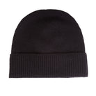 Gents Plain Lambswool Mix Beanie Black - Heritage Of Scotland - BLACK