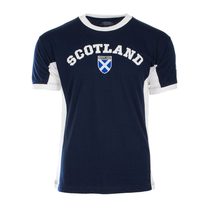 Gents Scotland No 9 T-Shirt - Heritage Of Scotland - NAVY