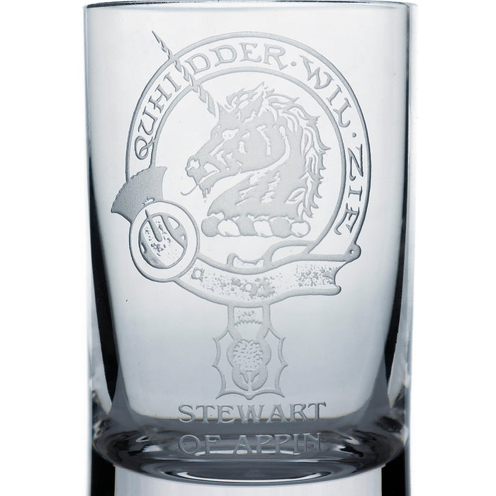 Glencairn Whisky Glass Stewart/Appin - Heritage Of Scotland - STEWART/APPIN
