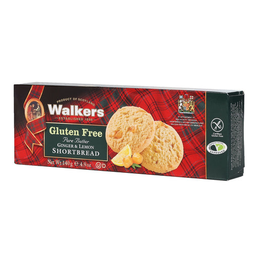 Gluten Free Ginger & Lemon Shortbread - Heritage Of Scotland - NA